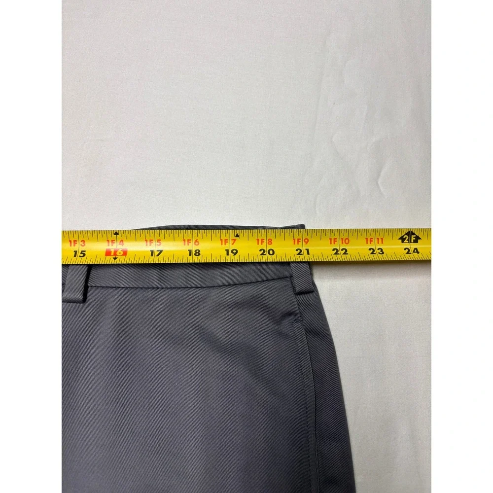 Brooks Brothers Advantage Chino Hudson Pants Grey Mens W42 L34 Stretch Cotton